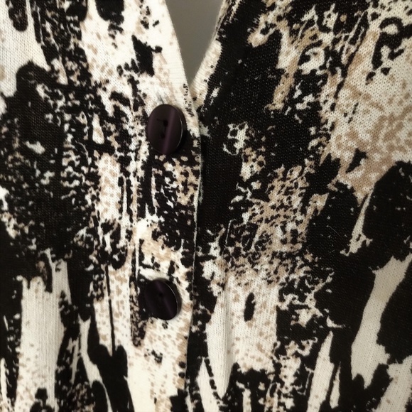 Light Cap Sleeve Cardigan by Kasper NWT M - Picture 3 of 5